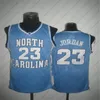 Vince Carter UNC Jersey, Kuzey Karolina #15 Vince Carter Mavi Beyaz Dikişli NCAA Kolej Basketbol Formaları, Nakış Logolu şortlar