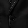 Fashion Line Design Mens Blazer Jacket Märke One Button Notched Lapel Slim Fit Blazers Män Business Casual Daily Sport Coat Man 210522