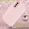 Bling Diamond 360 Custodia antiurto per armatura per Sam S9 S10 S21 Note10 Note20 Cover Durevole 3 in 1 Custodie per telefoni a protezione completa in silicone per PC