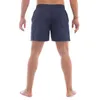 Mäns Running Shorts Mens Gym Sport Shorts Male Mesh Snabbtorkande träning Övning Jogging Fitness Shorts med Pocket X0705