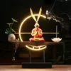 Immortal Wukong BackFlow Incense Burner Casa Incense Holder Furnace Censer Cerâmica