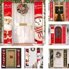 Juldörrdekoration 2021 Merry Xmas Banner Decor for Home Hanging Christmas Ornament Gott nytt år Gift HH21-836