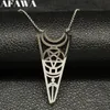 collier pentagramme wicca