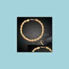 Link, biżuteria 18k złota platana sznur Bracelets M 4mm Hip Hop Link Bieczek dla mężczyzn Kobiety Vintage Bransoletka Biżuteria Bożego Narodzenia