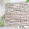 Adesivos de parede 10 pcs adesivo 3D 350 * 380mm telha impermeável painel de espuma de espuma sala de visitas tv fundo decoração