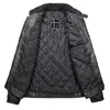 Mężczyzna USA rozmiar Pu Coats Biker Faux skórzana moda odzieży wierzchnia kurtki motocyklowe stojak na zamek błyskawiczne Pockets Men039s fur 1686833