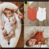 Pajacyki Kombinezon Kombinezony Odzież Dziecko Kids Maternity Drop Dostawa 2021 Urodzona Baby Boy Girl Kid Romper Bodysuit Kombinezon Outfit Sunsuit Cloth