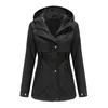 Women's Trench Coats European Code Raincoat In The Long Coat Hooded Thin Women Cross A Generation Designer Clothes