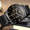 Lige Men Watches Top Brand Роскошный хронограф Спортивные часы Мужчины Военные Водонепроницаемые Полная стальная Кварцевые Часы Мужской Relogio Masculino 210527