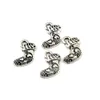 220 stks Antieke zilveren legering Kerstmis Kous Charms Hangers voor Sieraden Maken, Oorbellen, Ketting en Armband 10x13.5mm A-645