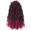 Butterfly Locs Crochet Hair 6 Packs Butterfly Locs Crochet Hair 12 pouces pré-bouclés Locs en détresse Crochet tresses extensions de cheveux pré-bouclés