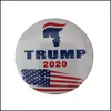 Autres fournitures de fête de fête Home Garden Make America Great Again Donald pour le président USA Bouton Bouton Badges Broches Broches VT1100 Drop