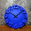 Nowoczesny minimalistyczny Creative Clock Wall Room 3D Stereo Osobowość Clock Mute Wall Watch Nordic Home Decoration Akcesoria H1230