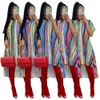 Fashion sexy multicolore Vente de robes pour femmes tenues d'été Sorcèmes à manches courtes vintage décontractée boho midi robes streetwear 210525