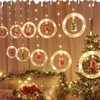 Christmas Decorations Santa Claus LED Light Merry For Home Tree Hanging Ornaments Xmas Navidad Year Gifts