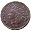 Us 1906-1909 cabeça indiana um centavo artesanato cópia de cobre pingente acessórios moedas2567