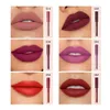 NiceFace 6 Kleuren / Box Naakt Fluwelen Rijke Kleur Vloeibare Lipstick Set Gloss Make Matte Soft Stick Cream Waterdichte Tint