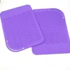 Hittebestendige siliconen mat haar professionele styling tool anti-warmte matten voor stijltang krullenijzer w0