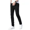 Styles marque hommes pantalons décontracté hommes d'affaires hommes pantalons classiques mi-poids droit pleine longueur mode respirant pantalon % 100 c