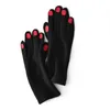 Sevimli Oje Nakış Kaşmir Eldiven Kadın Yün Kadife Kalın Dokunmatik Ekran Eldiven Kadın Kış Sıcak Sürüş Eldiven H100 211224