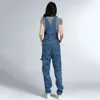 Damen Jeans Damen Denim Overalls Hip Hop Tapered Loose Casual Jumpsuit Koreanische Version der Tide Cotton Bullets Slim Pants