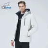 Casaco de inverno com capuz jaqueta grande bolso masculino casaco elegante marca marca mwd21801i 211214