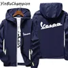 Femmes Hommes Mod Scooter Moto Casual Coupe-Vent Sport Pilote Peau À Capuche Vélo Camping manteau Veste 6XL 7XL 220301