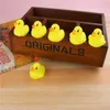 Baby Bath Water Duck Mini Floating Yellow Rubber Ducks With Sound Children Dusch Swimming Spela leksak 688 x2