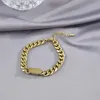 Choker Halsband Lyx Fashion Designer Smycken Bröllop Diamond Guldpläterade Platinum Brev Hängen Halsband och Armband Set för Kvinnor Med Initial Silver