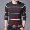 Pull Hommes Marque Vêtements 2021 Automne Hiver Laine Slim Fit Pull Casual Pull Pull Jumper Y0907