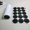 Round Black Rubber Coaster Pad Self Adhesive Cup Bottom Stickers For 15oz 20oz 30oz Tumblers Protective Non-slip Pads 2021