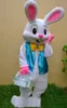 Performance EASTER BUNNY Mascot Costume Halloween Christmas Cartoon Character Outfits Suit Advertising Leaflets Clothings Carnival Unisex Adults Outfit