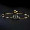 Chaîne à maillons Design Unique gothique géométrique bracelet à breloques pour femmes fille coloré CZ bijoux de mariage cadeau Kent22