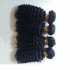 Cuticola brasiliana vergine peruviana capelli ricci crespi 3 pacchi fabbrica a buon mercato tessuto non trattato malese indiano remy dei capelli DHgat1793556157536