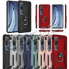 Shockproof Armor Telefoon Gevallen Magnetische Ring Stand Cover Voor Samsung Galaxy S22 Plus S21 FE Note 20 Ultra 10 9 8 A50 A80 A31 A51 A71 A02S A32 A52 A72 A13 A33 A53 A03 CORE A73 5G