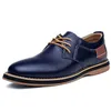 Merk mannen Casual Schoenen Leer Business Ox Ademende Romeinse Jurk Luxe Loafers 39-48 220309