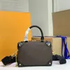 Bolsa Petite Malle Souple Ombro Messenger Bag Designer Luxo Moda Classic Sacos de gravação Bolsa M45571 Alta Qualidade