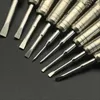 Repair Tools & Kits High Quality 316L Stainless Steel Watchmakers Ergonomic 9 Piece Flat Head Screwdriver Set