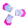 Teether Gloves Newborn Grind Teeth Chew Sound Toys Silicone Grind Children039s Mittens Teething Pain Relief Practice Toys Mater8911624