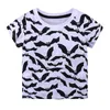 Sommar Baby Boys T-shirts Barn Tee Shirts Nyaste T-tröja Barn Top Cotton Sweatshirt Outfit Pojke Singlet Jersey Soft 1-6T 210413