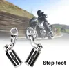 Pedały 2PCS Motocykl Foot Pegs Footrest Footpeg Passenger Rekometry