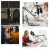 USB PC Condenser Microphone with Adjustable desktop mic arm shock mount for Studio Recording Vocals Voice, YouTube