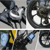 Zusätzlicher Batteriesatz 36V 7,8AH 250W Schwarz 16 Zoll faltbares Elektrofahrrad 20km/h 65KM Laufleistung Intelligentes E-Bike