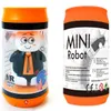 Pop-top kan mini elektrische infrarood schudden hoofd cartoon afstandsbediening robot speelgoed