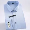 Erkek Elbise Gömlek Mor Ipek Pamuk Gömlek Erkekler Spandex Ofis Örgün Slim-Fit Sosyal Safari Japonya Modeli İş Katı Camisas
