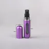 5 ml Parfümflasche, Make-up-Spray, selbstpumpend, wiederaufladbar, Aluminium, Mini-Glas + Metall, Material, Parfum-Sprühabfüllung