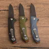 Sonderangebot Flipper Klappmesser D2 Stone Wash Drop Point Klinge G10 + Edelstahlblechgriff Kugellager EDC Taschenmesser 3 Grifffarben