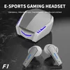 F1 Gaming Earphones HD Stereo Sport Earbuds IPX-4 Noise Cancelling in-Ear Headphones Waterproof Headset with Mic