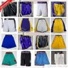 Toppkvalité ! Tryckt basketficka shorts 2021 män sport shorts college fickbyxor vit svart gul lila blå sport shorts xs-xxl