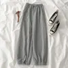 A buon mercato Commercio all'ingrosso 2021 Primavera Estate Nuova Moda Casual Casual Popolari Pantaloni Donne lunghe Pantaloni Donna femminile OL Gamba larga Pantaloni Pantaloni Sweatpants Bvy914 Q0801